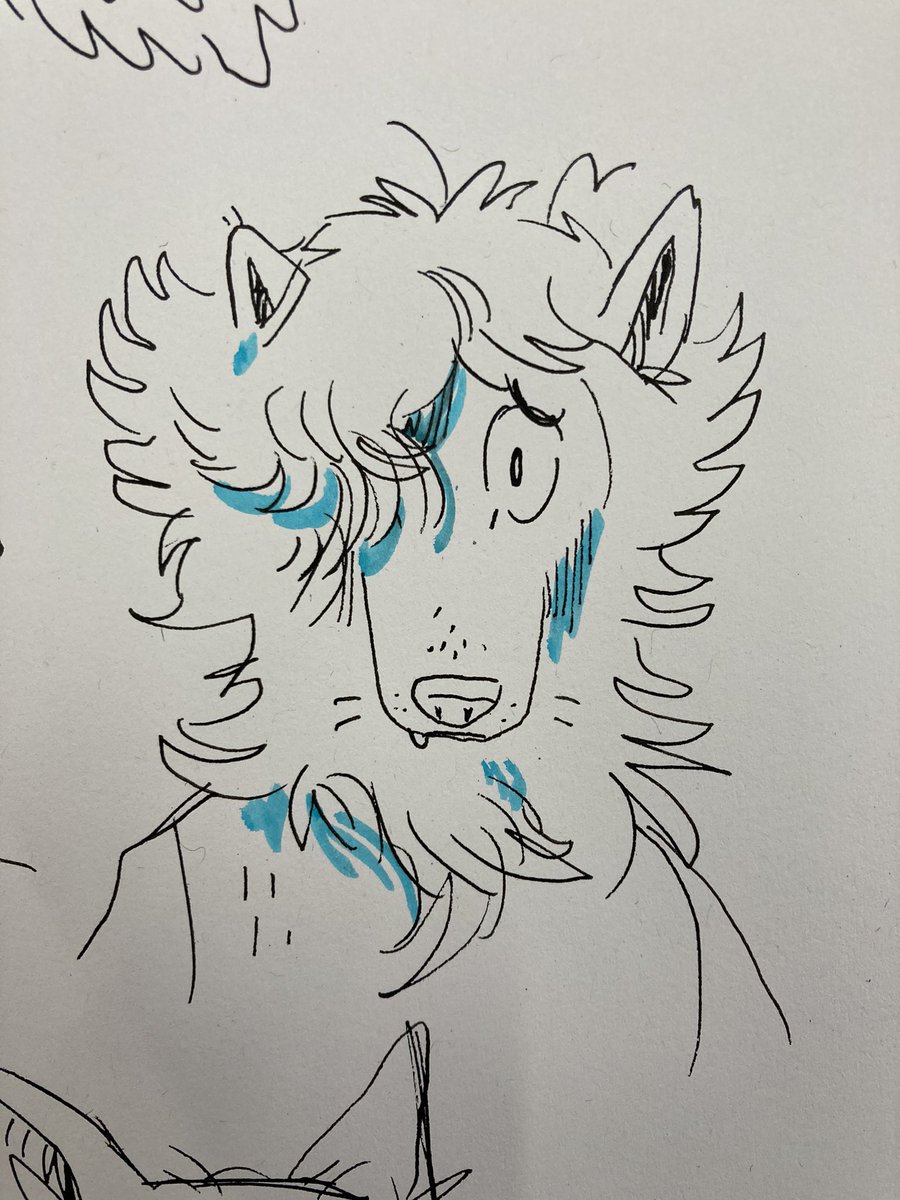 Working on something for a certain comics fair 🐺🌕 