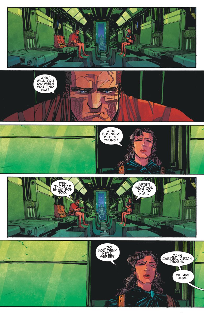 JOHN CARTER: THE END (2017)
Written by @brianwood and Alex Cox, colored by @ChrisOHalloran, drawn by me. TPB cover by @juandoe.
After a long time away, John Carter and Dejah Thoris return to a much different Mars.
