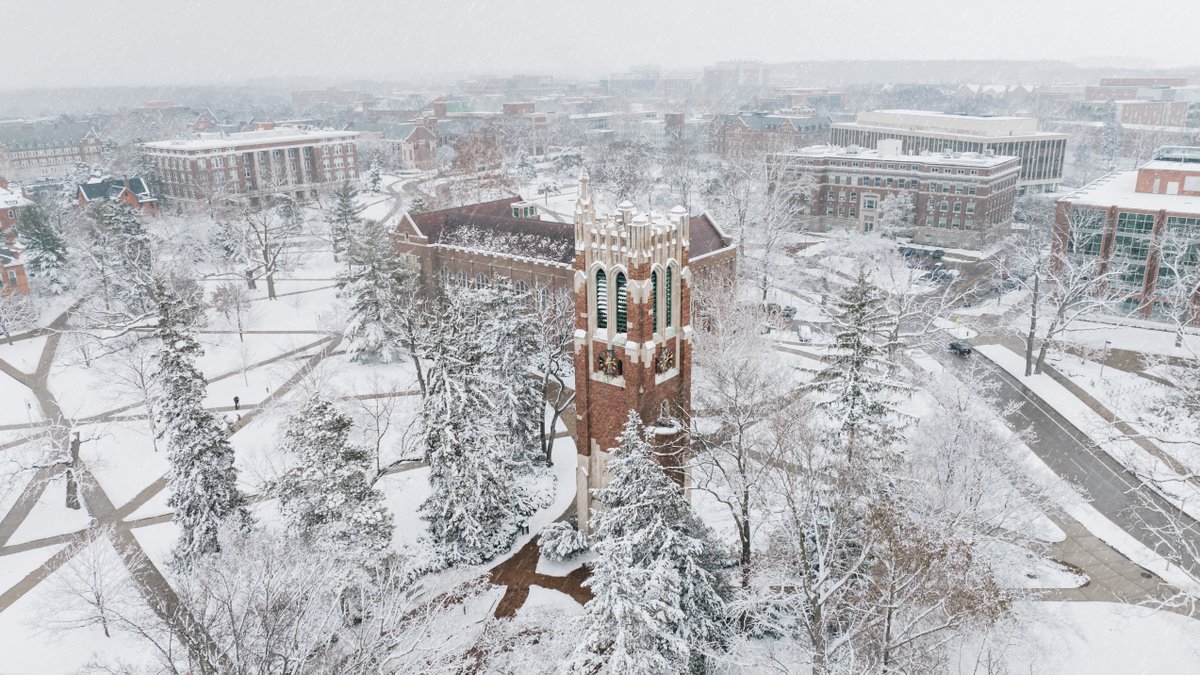 Spartan snowfall. ❄️