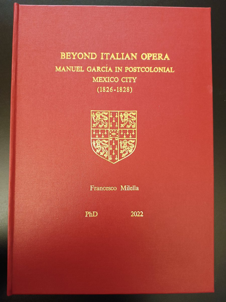 Today I dropped my hardbound PhD thesis.

Today is the birthday of my late grandad Nacho, a man who loved music and culture with passion. On this day he used to say 'first, it's Mozart's birthday, and then mine'.

I wish to dedicate this moment to him.

#phdlife <a href="/CamUniMusic/">Cambridge Uni Music</a>