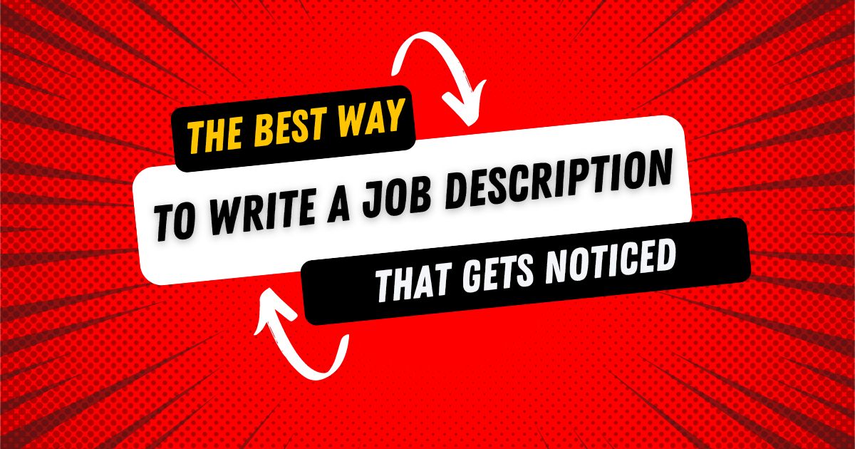 Whirks's tweet photo. New on the blog: The best way to write a job description that gets noticed
https://t.co/QCumHBaUGb https://t.co/KyLHmuhvxT