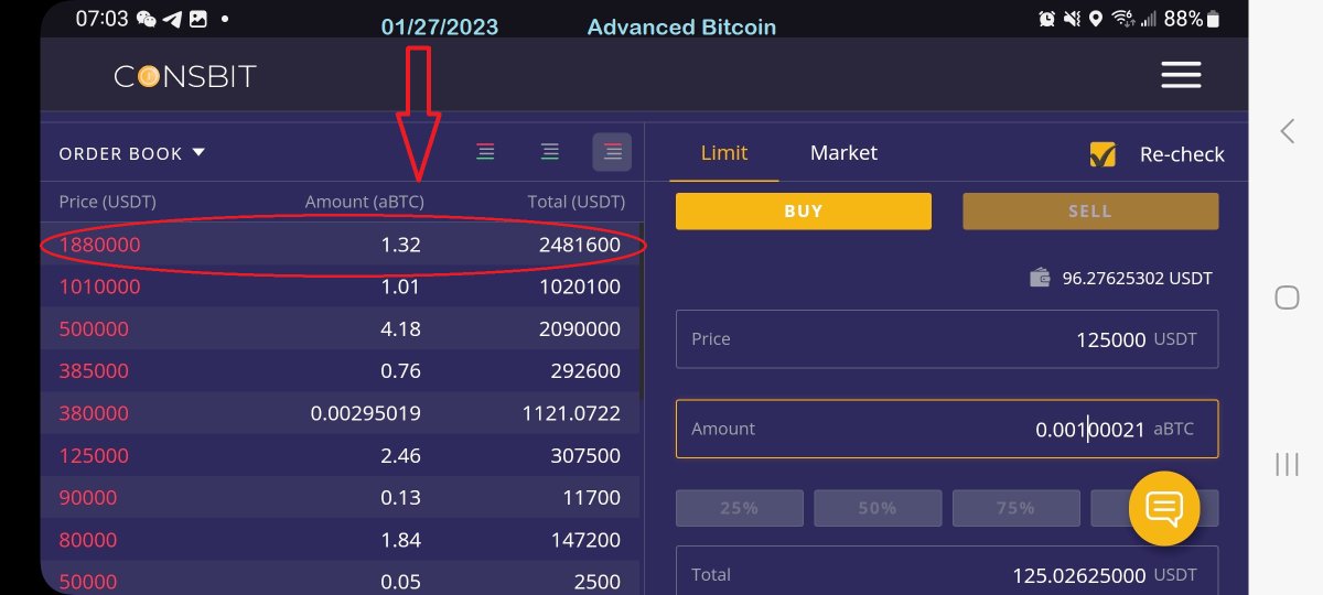 aBTC_Center's tweet photo. 🔥🔥🔥 Highest Listed Price @ Coinsbit: $1,880,000 / aBTC 🔥🔥🔥
💥 Where: https://t.co/PrJcR6SSwA
💥 Past Closed Price: $350,000 / aBTC
💥 Highlight: Disruptive to traditional Bitcoin
Try and enjoy.
#Coinsbit
#Listing
#aBTC
#AdvancedBitcoin
#Trading
#Crypto https://t.co/ZjUTafhIr1