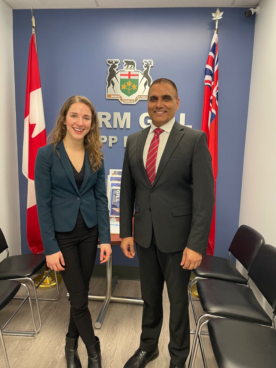 Had the pleasure of sitting down with Minister <a href="/ParmGill/">Parm Gill</a> this morning. We discussed measures to help support businesses in the upcoming provincial budget.