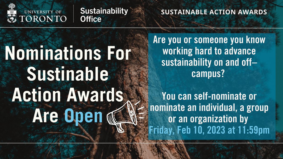 We are currently accepting nominations for the 2022-23 awards! The deadline is Friday, Feb. 10, 2023, at 11:59 PM.