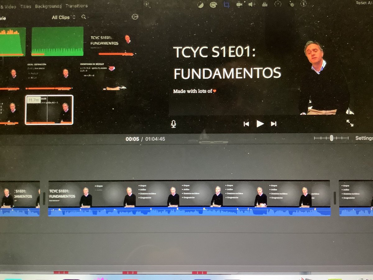 Mi clase nueva.