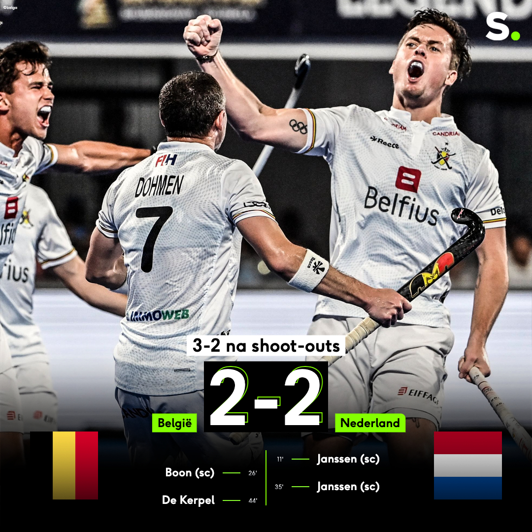 De Red Lions flikken het weer! Zondag spelen de Belgen voor de 2e keer op een rij de finale van het WK hockey!!

sporza.be/nl/wedstrijden…