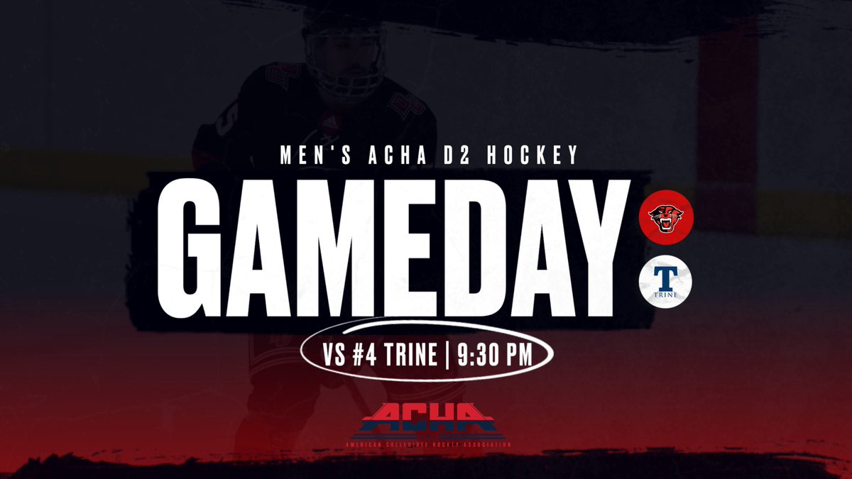 Men's D2 Hockey has a big weekend series against #4 Trine (Central Region) which gets underway tonight at 9:30 PM at Patterson Ice Center. #DUWork

📺flohockey.tv/live/49065 ($)