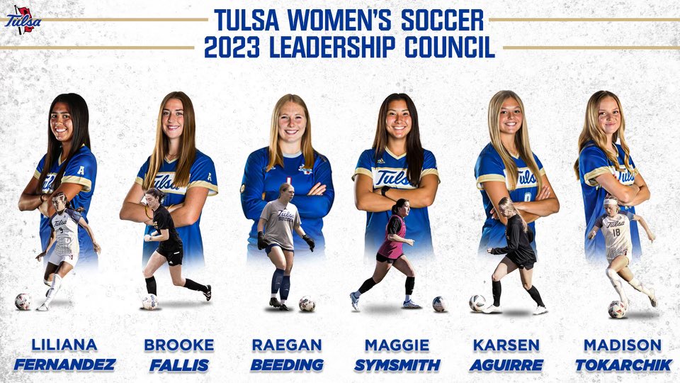 TulsaWSoccer's tweet photo. Tulsa fans, meet your 2023 Leadership Council🫡

“My own definition of leadership is this: The capacity and the will to rally men and women to a common purpose and the character which inspires confidence” —General Montgomery https://t.co/EL7ANHPxm1