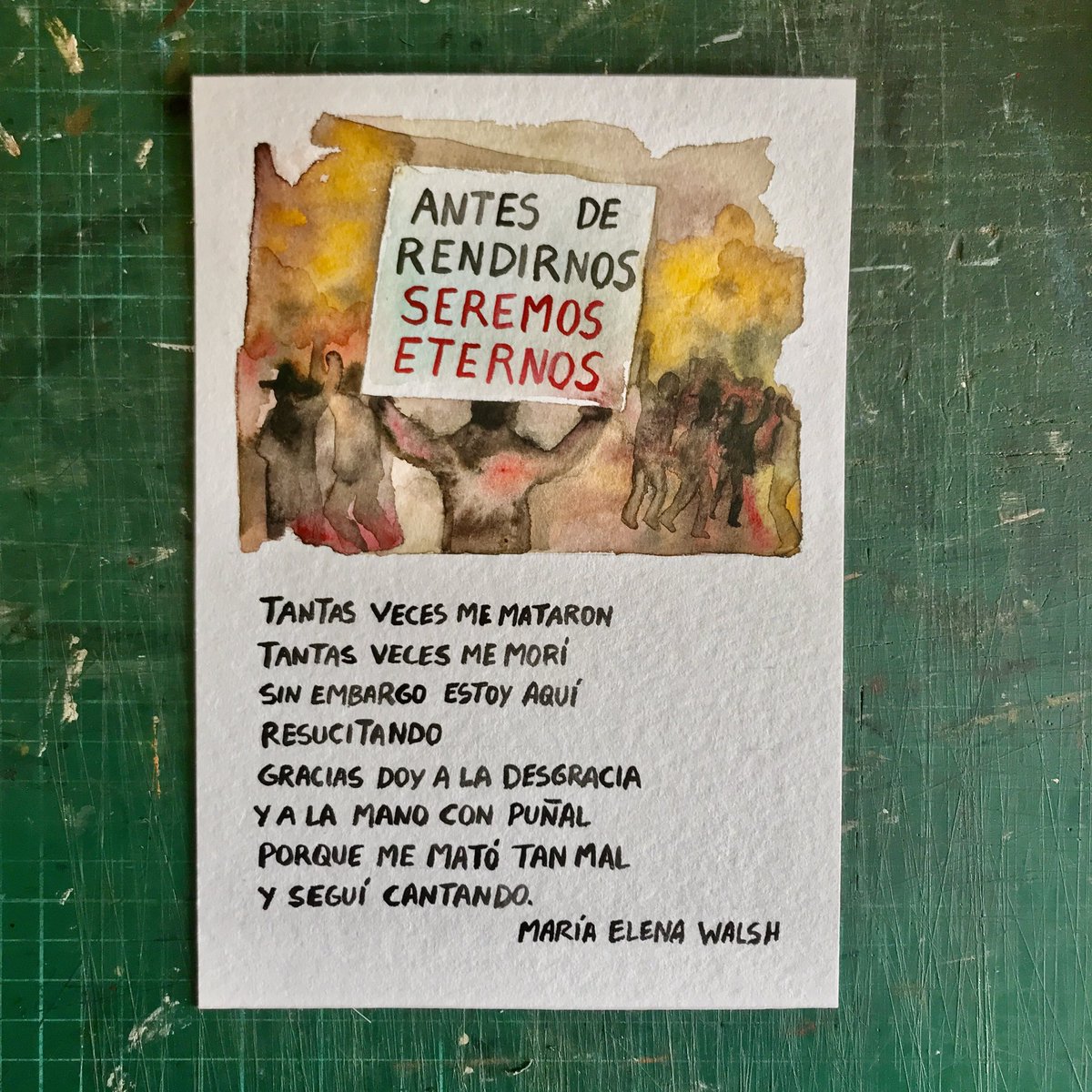 Como la cigarra / Maria Elena Walsh
Ilustración basada en una foto de @_____shoe