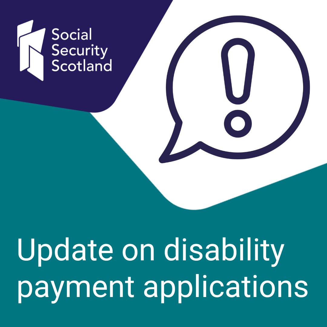 SocSecScot's tweet photo. We want to help people know what to expect when awaiting a decision on one of our disability payments. 

People can help us by providing evidence alongside their application. 

Find out more about current processing times: https://t.co/y1R9XMOW4u https://t.co/lwjMAo06Bk