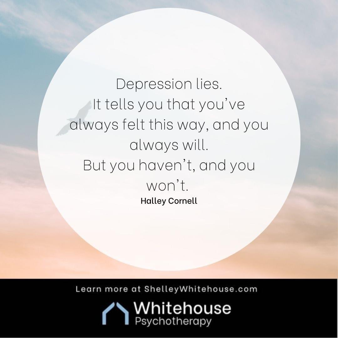Psychotherapyw9's tweet photo. When we’re in the thick of sadness or depression, it can feel like we’ll always be stuck there. This isn’t true! If you’re having trouble figuring out how to get past it, we can help!

#Psychotherapy #Therapy #MentalHealth #Toronto #TorontoTherapy #Therapist https://t.co/7lojcgSWcC