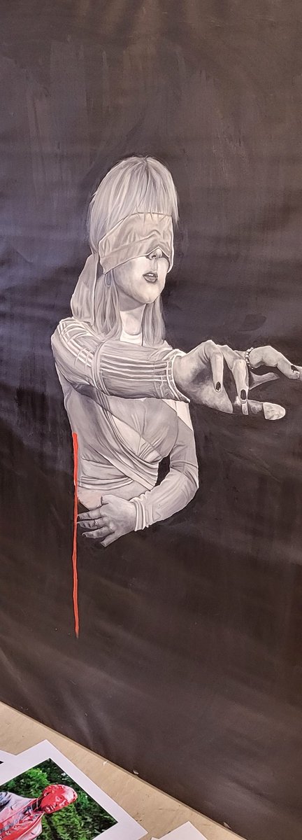 Wow!!! Sixth form A Level Art talent! Amazing <a href="/DHFS_CEA/">DHFS CEA Dept</a>