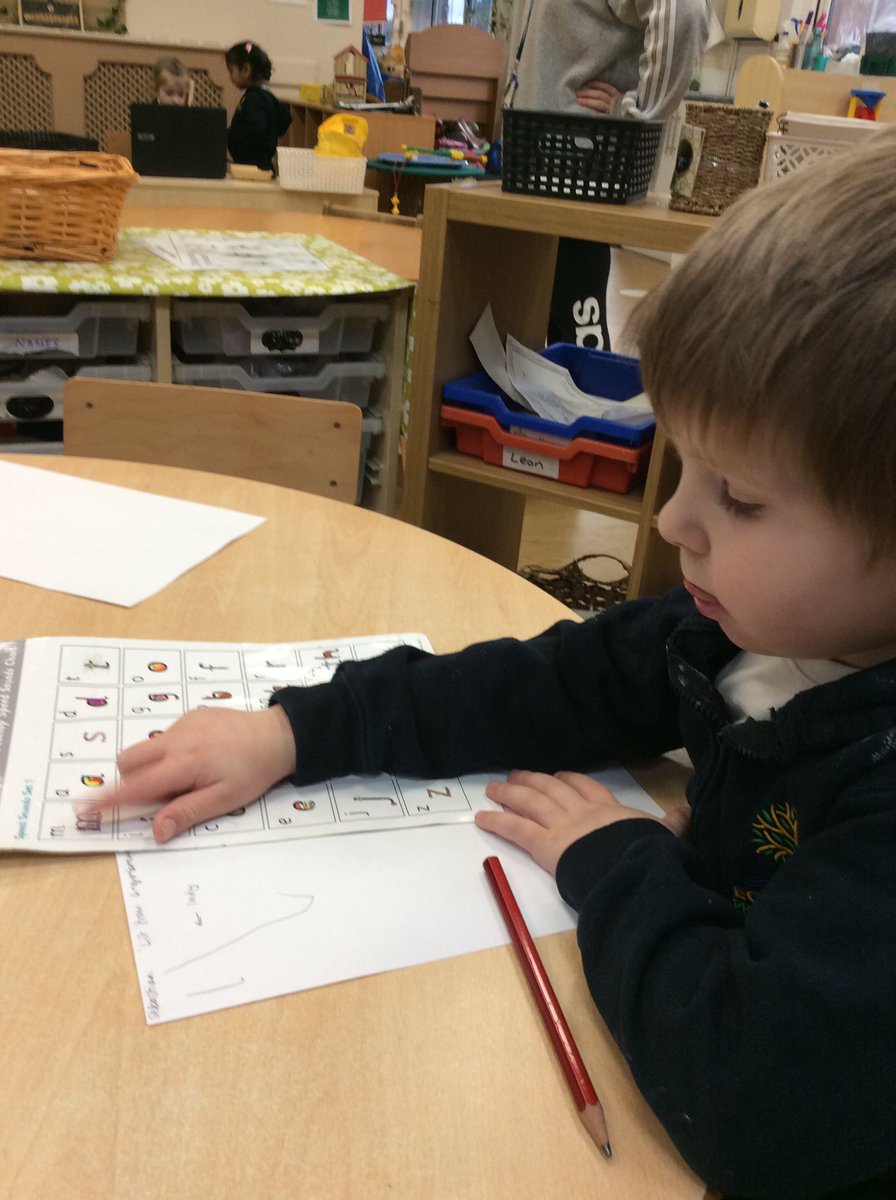 EgremontEYFS's tweet photo. We have loved getting involved in some writing today! We used our phonics knowledge to help us write some of the animals that the gingerbread man runs away from in the story! #readwriteinc #soundingout #pencilcontrol https://t.co/zFOojJrMsf