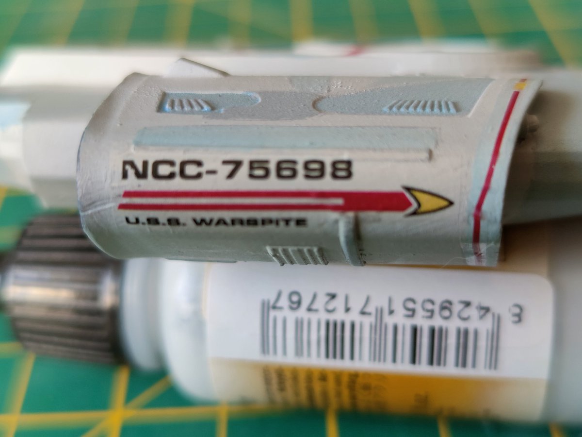 JJModelMaking's tweet image. Well I had to see how they looked didn&apos;t I!?
What do you think of the name?

#Warspite #Defiantclass #Starship