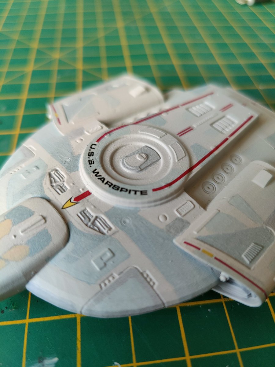 JJModelMaking's tweet image. Well I had to see how they looked didn&apos;t I!?
What do you think of the name?

#Warspite #Defiantclass #Starship