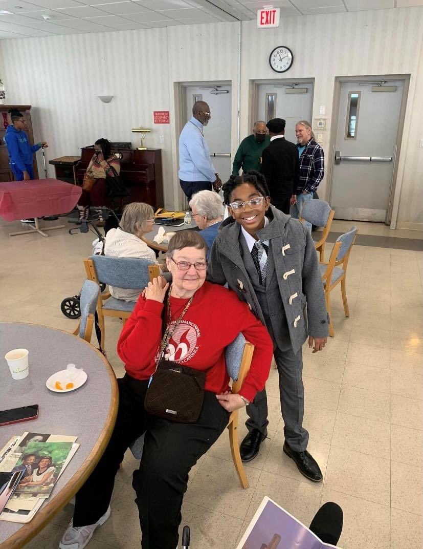 ESCofNJ's tweet photo. We are proud to see that NuView Academy student Ikenna is an active participant in his church and community. Check out some photos from a recent visit he made to a senior center, as well as his participation in a Martin Luther King Jr presentation. #ESCNJ #NuViewNJ https://t.co/yGzdGfwIGa