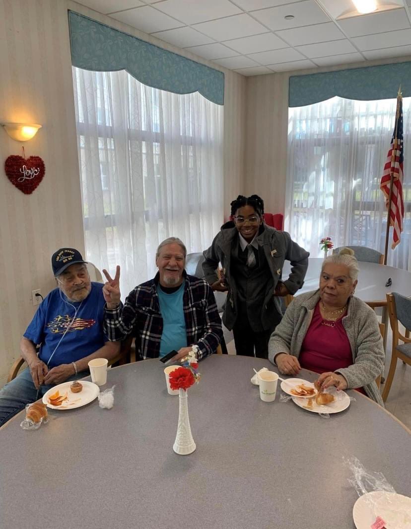 ESCofNJ's tweet photo. We are proud to see that NuView Academy student Ikenna is an active participant in his church and community. Check out some photos from a recent visit he made to a senior center, as well as his participation in a Martin Luther King Jr presentation. #ESCNJ #NuViewNJ https://t.co/yGzdGfwIGa