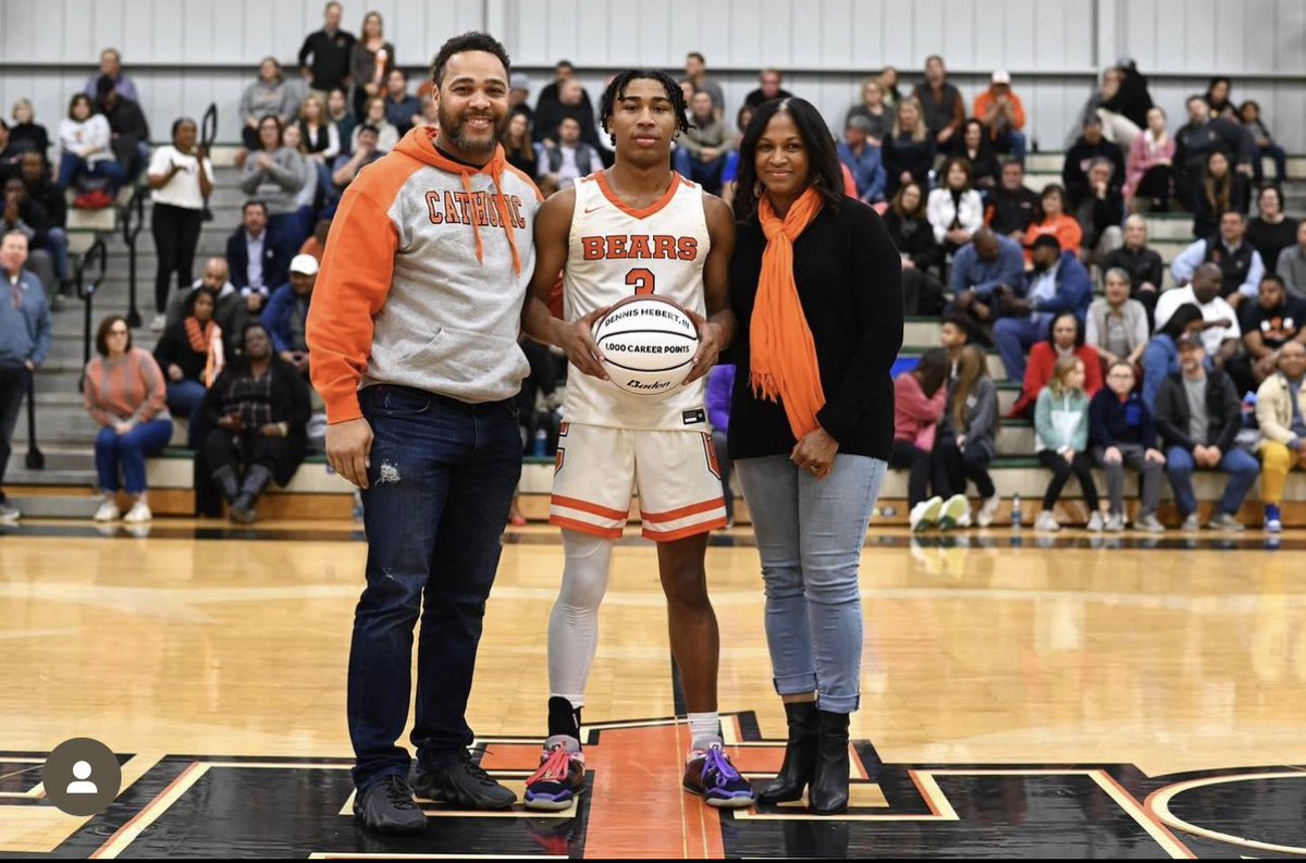 CHS_BR's tweet photo. Join us in celebrating @chsbrhoops player Dennis Hebert ’23 for surpassing 1,000 points in his basketball career during his 4 years at CHS! Congratulations, Dennis, on this tremendous accomplishment! (📸: @chsbrhoops)  @CHSBRAthletics https://t.co/rm8dYM6Q8l