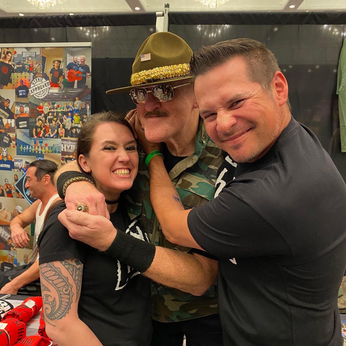 ssvbmr's tweet photo. Heading to Destination WrestleCon for The #SlaughterHugs rematch with @ad_barron and @_SgtSlaughter! YO JOE! 👊🏼 https://t.co/JSkdAwXms9