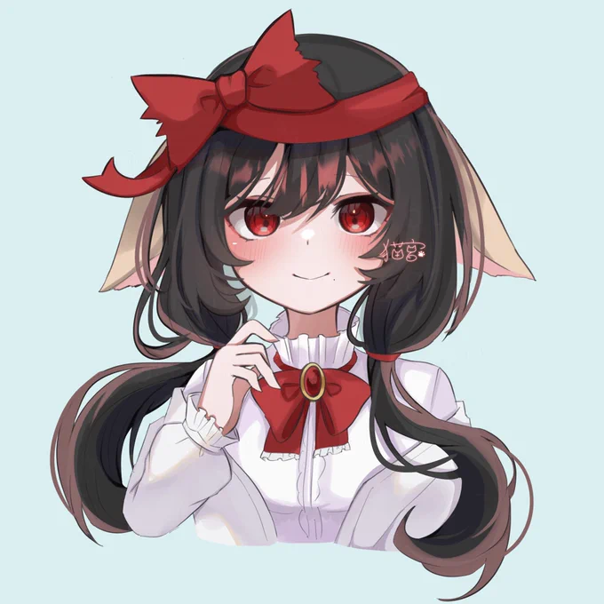 #まめさかのお茶会大好きなお友達のお誕生日お祝い絵描きました 