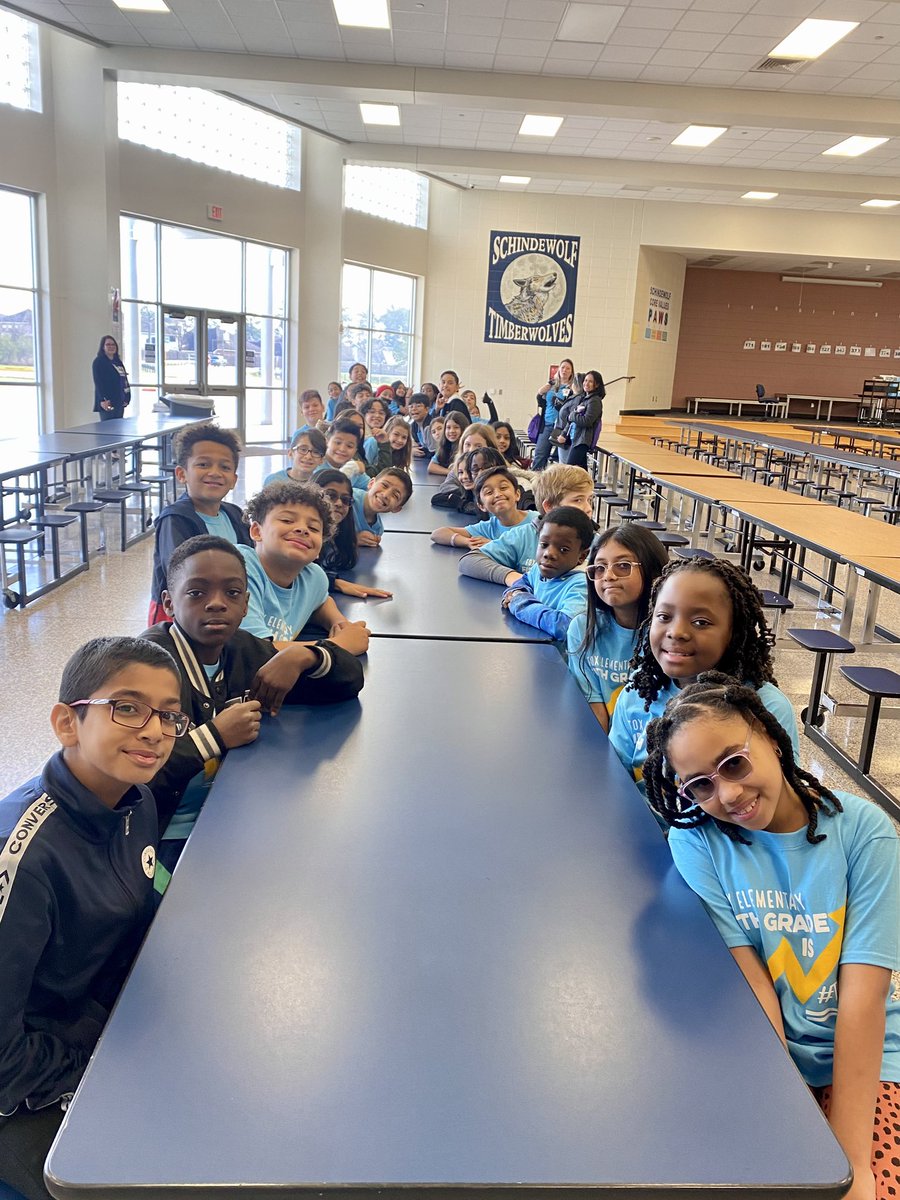These future Timberwolves are EXCITED! <a href="/FoxKISD/">Fox Elementary</a> <a href="/SchindewolfKISD/">Schindewolf Int.</a>