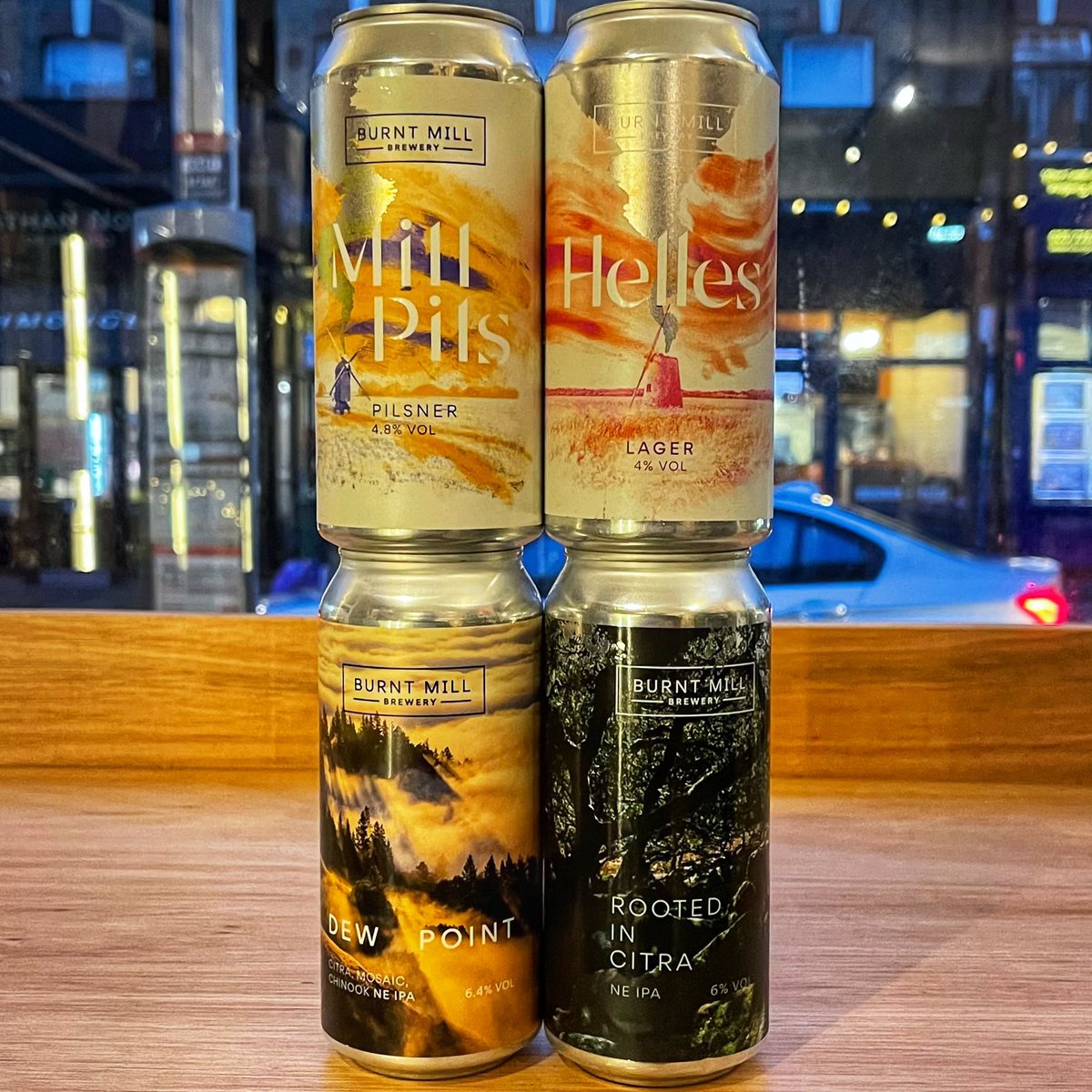 From @BurntMillBeer we have two Lagers (bonus Gluten Free), two hazy New England Style IPAs (the all Citra one is also a Gluten Free Product). I'll be honest havent tried the new IPAs yet, but I've taken one home. I'll tell you next week.