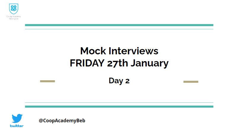 This week students have been taking part in mock interviews with local employers. Students did extremely well, showing enthusiasm and building confidence. #MockInterviews #Careers