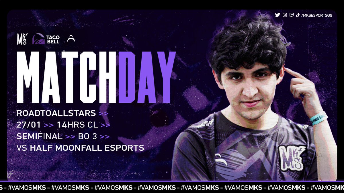 mksesportsgg's tweet photo. Hoy nuestro roster de League of Legends se estará enfrando a Half Moonfall Esports por un pase a la gran final de #RoadtoAllStar.
Los esperamos a las 14hrs 🇨🇱🇦🇷
🖥https://t.co/AOL060zRWG
#VamosMKS https://t.co/Gg1XjInnr9