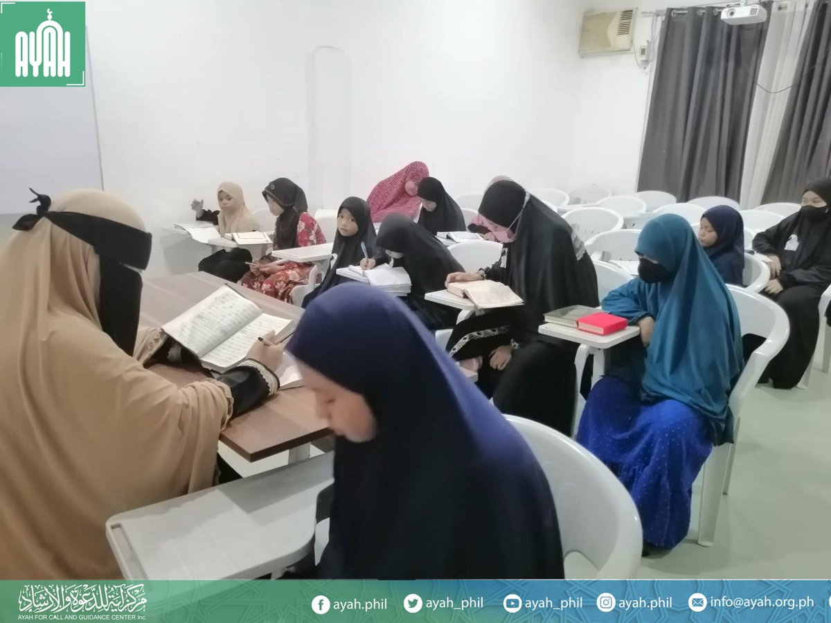 ayah_phil's tweet photo. Hafsa Qur`an Memorization | Reading session https://t.co/t1f7VYcQo2