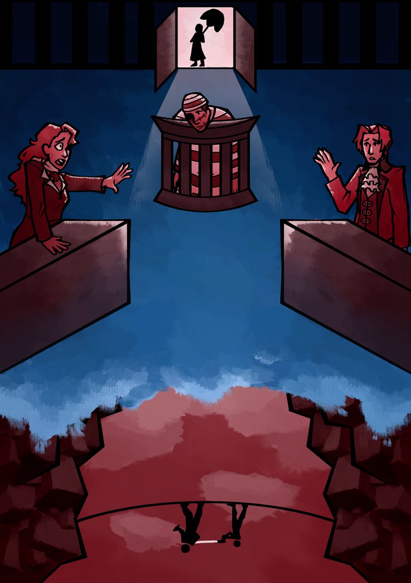 <a href="/aacolorzine/">Colorful Beginnings Zine</a> is officially out!! Here's my piece for turnabout beginnings :>
This was such a fun project to be on and I'm glad I got to work with so many talented people!! ❤️