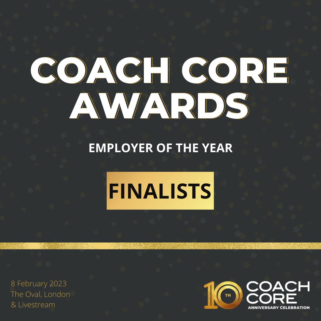 😱 MORE FINALISTS?! 🤩 Your Employer of the Year line up is here! We'll be celebrating the amazing @whiteroserugby1, @LCFC_Community and @HattrickWAGS at our 2022 Awards. This year's achievements are being sponsored by @Lifetime_UK 🏆