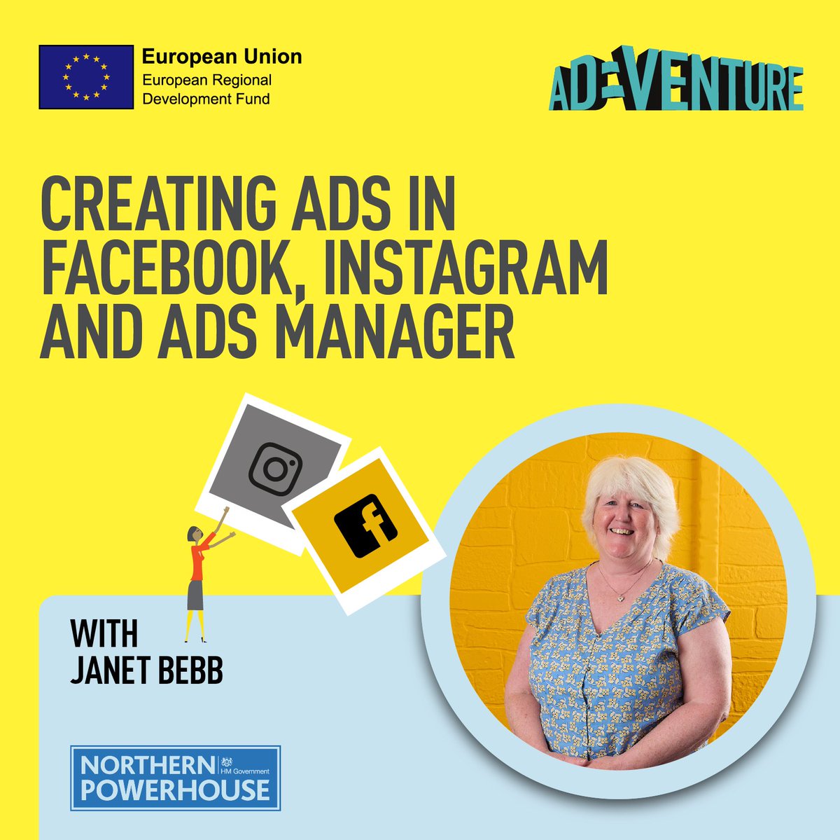 ADVENTURE_LCR's tweet image. The advertising world can appear daunting, but this workshop will teach you how to create ads from your Facebook Page, Instagram account and/or through Facebook #AdsManager, so you can start reaching your audience wherever they are!

Book your place 👉 ow.ly/I6q250Mv2Wi