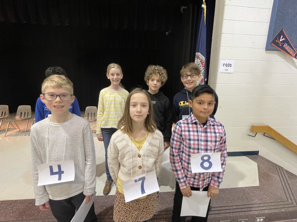 Congratulations to our Spelling Bee winner and participants! After 9 rounds, Landon won by correctly spelling the word "poppet." We wish him luck at the county bee on March 2! 🐝