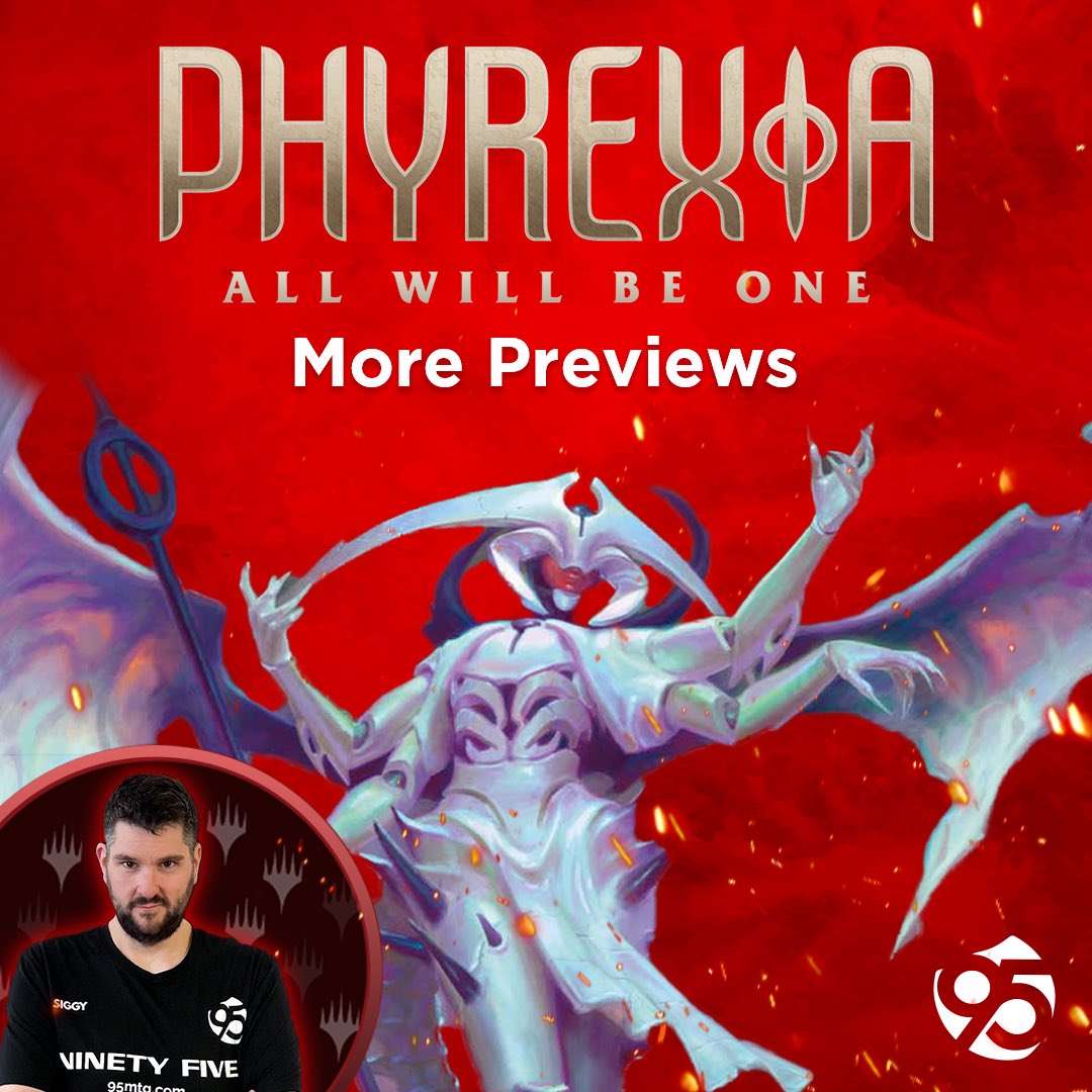 🩸The release of 𝗣𝗵𝘆𝗿𝗲𝘅𝗶𝗮 𝗔𝗹𝗹 𝗪𝗶𝗹𝗹 𝗕𝗲 𝗢𝗻𝗲 is not far away. 

👀<a href="/MSigrist83/">Michael Sigrist</a>'s attention is caught by some new exciting cards.

👉 articles.95mtg.com/looking-at-mor…