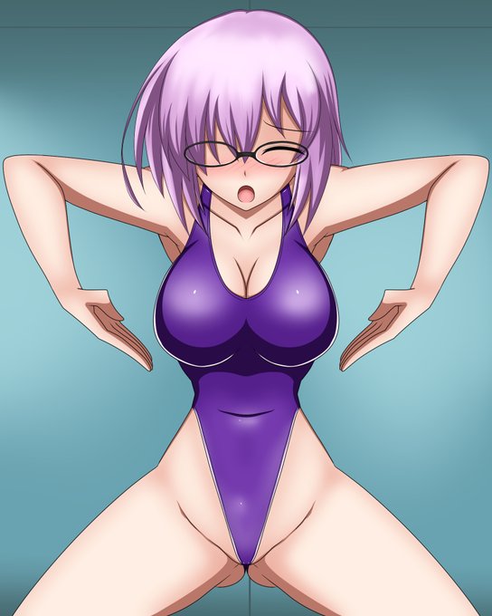 気晴らしに描いてたハイグレ人間マシュ 