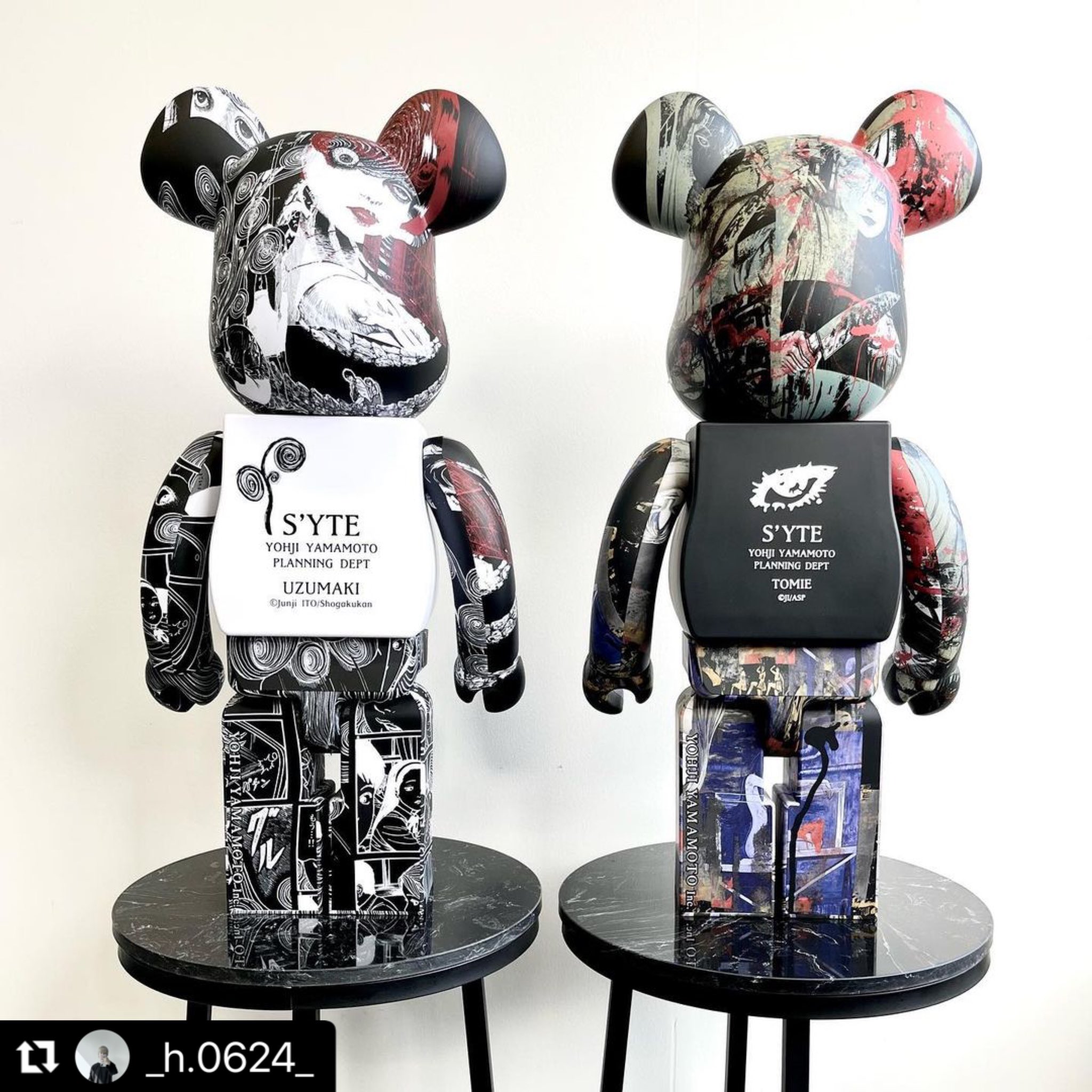 MEDICOM TOY S'YTE × Junji Ito Tomie BE@RBRICK 1000% Figure