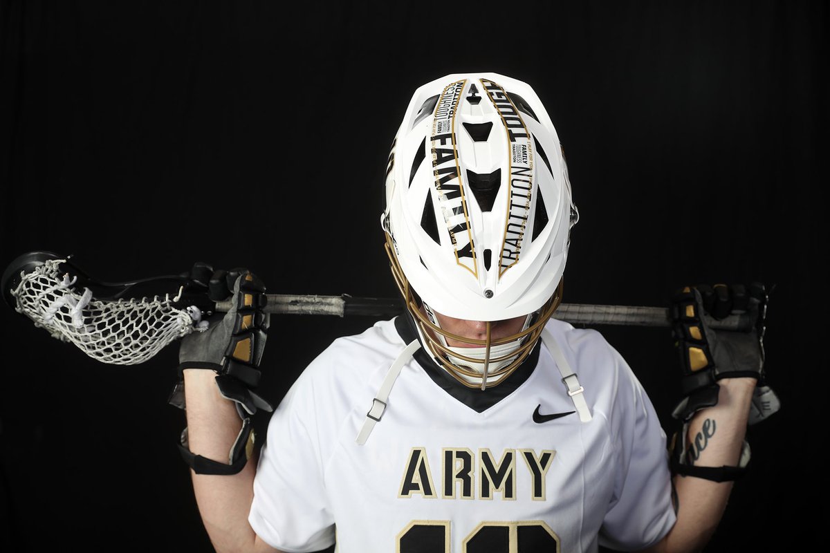#FamilyToughnessTradition…probably the best helmet in college #lacrosse goes to @ArmyWP_MLax.  #OnBraveOldArmyTeam  #SportsPortrait