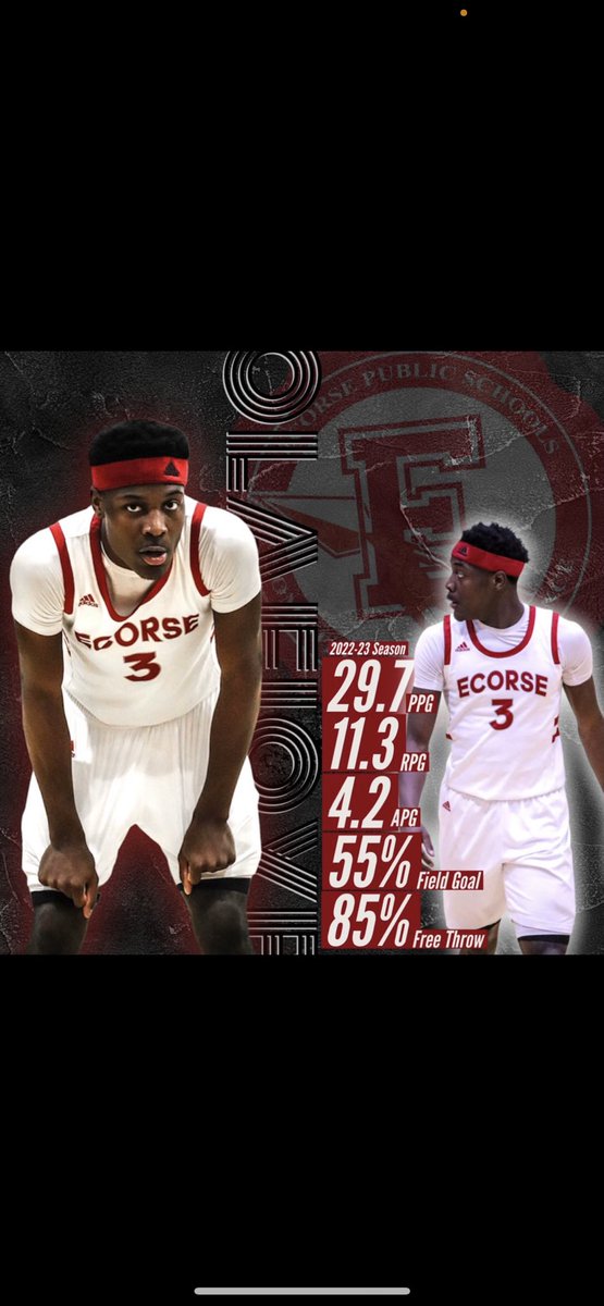ecorseboyshoops's tweet image. What a season Sr Pg @OlafioyeMalik is having! Mid-Season Stats #TheRedWay