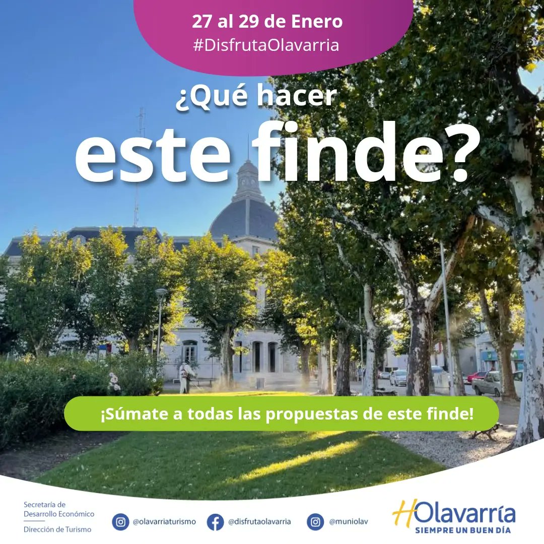 🗺️🤩 Encontrá todas las actividades de este finde ingresando a instagram.com/p/Cn7IFRxOddX/…