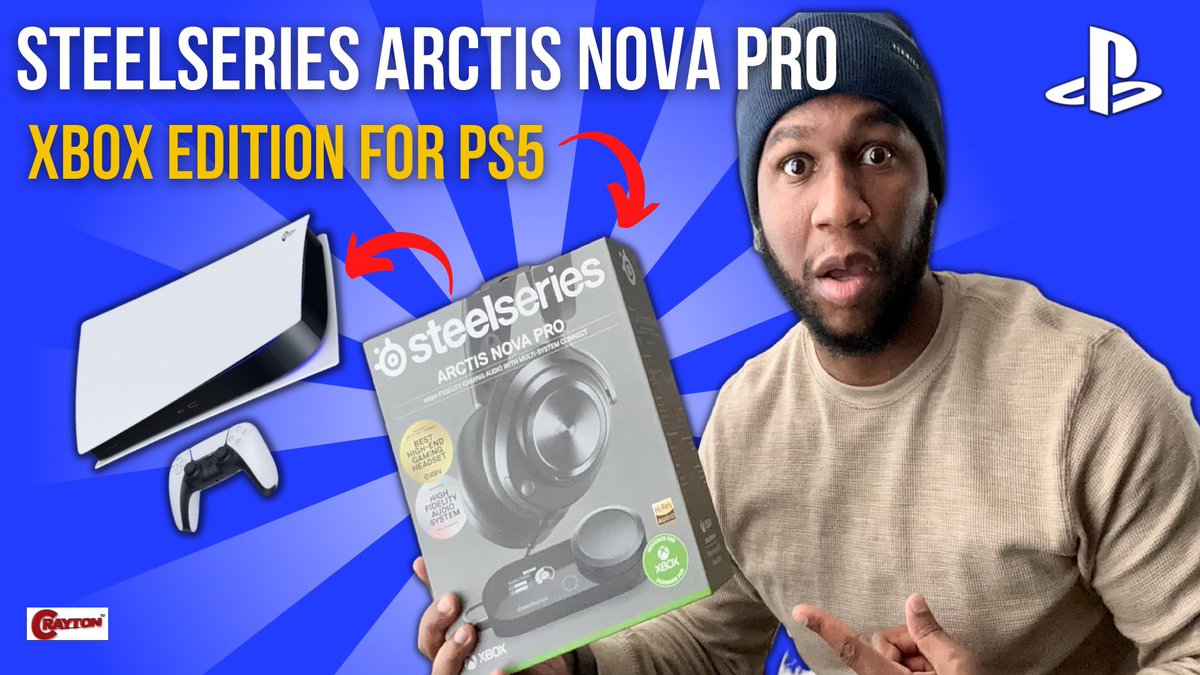 CraytonTv's tweet image. Steelseries Arctis Nova Pro Wired (Xbox Edition) Will it work on the PS5? 

linktw.in/WPxgbV

#PS5 #PS5DualsenseEdge #Xbox #Steelseries #SteelseriesArctisNovaPro