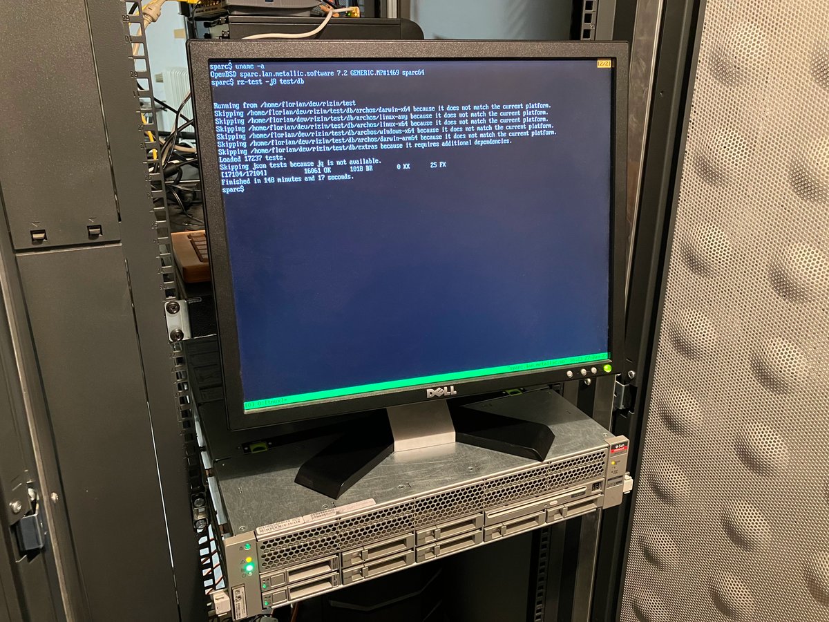 After a multi-year journey of fixing endian or alignment bugs and similar issues, Rizin now passes its entire test suite of over 17,000 test cases on both System-Z (s390x) and SPARC processors.
System-Z CI has been made mandatory for every commit on dev to prevent regressions.