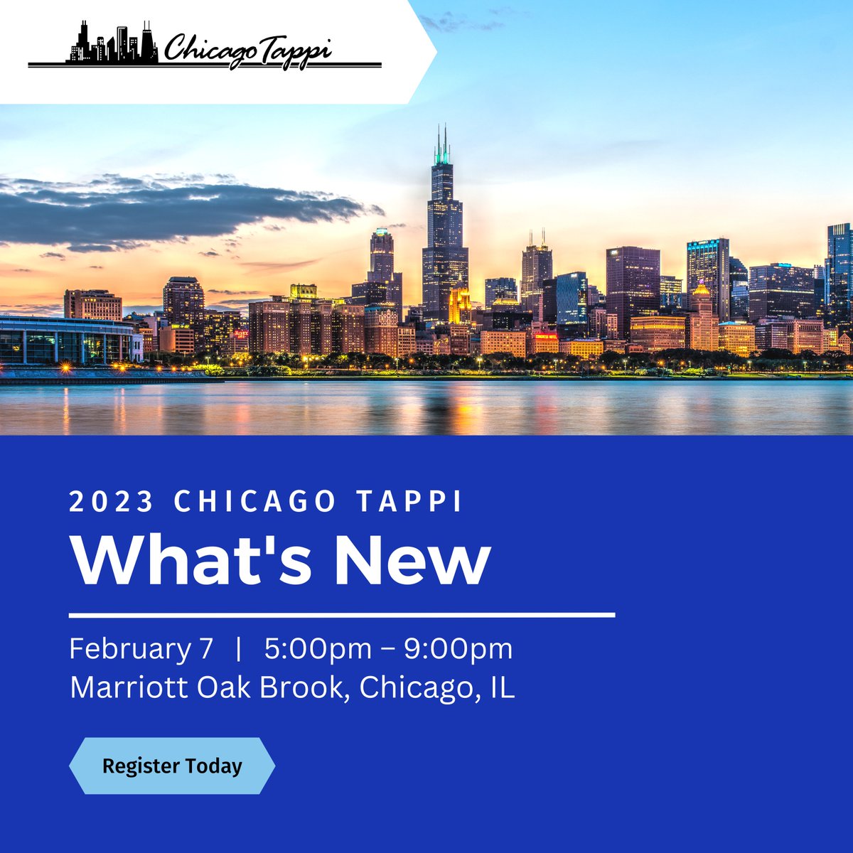 TAPPITWEETS's tweet image. #ChicagoTAPPI What's New Event!
This must-attend event begins with a social hour followed by dinner and a series of eight-minute informative presentations highlighting new equipment, substrate, chemical, process, software or service
tappi.org/members/local-…
#LocalSections