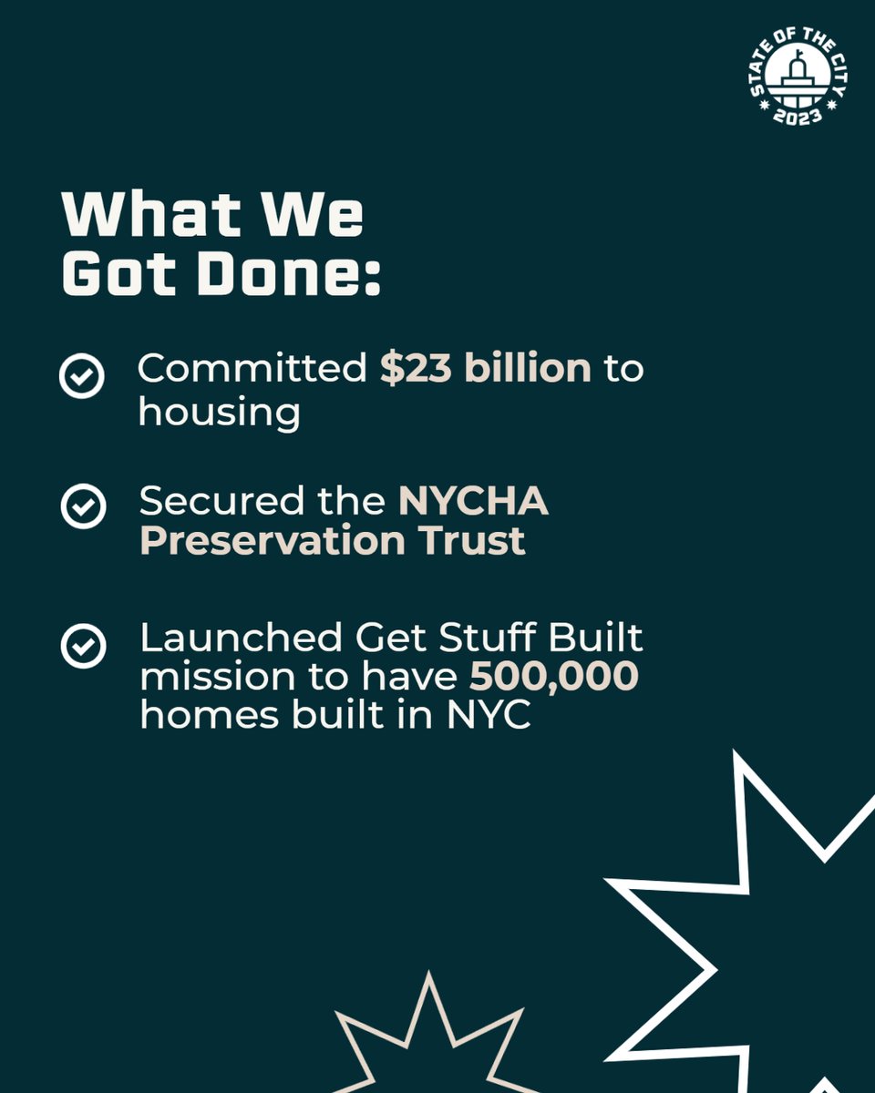 NYC Mayor's Office on Twitter "FROM SOTC2023 We’re investing 22