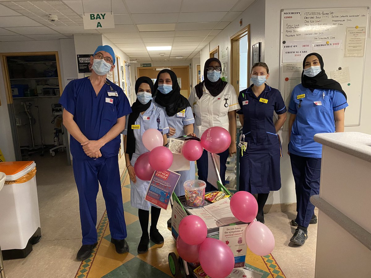 Brilliant first awareness event of the year for maternity @uhbtrust raising awareness for our staff and women supporting @Jostrustmids #CervicalCancerPreventionWeek @ella_vitue @Toni73015101 @orton1965