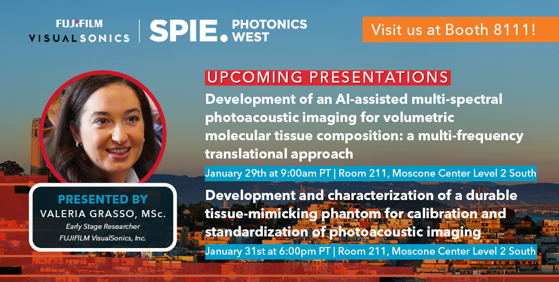 We're live at the #SPIEBiOS meeting in San Francisco, CA this weekend. Check out these exciting presentations and visit us at Booth #8111. Let us show you how to take your #research to the next level in 2023!

#highfrequency #ultrasound #photoacoustic #imaging #translational
