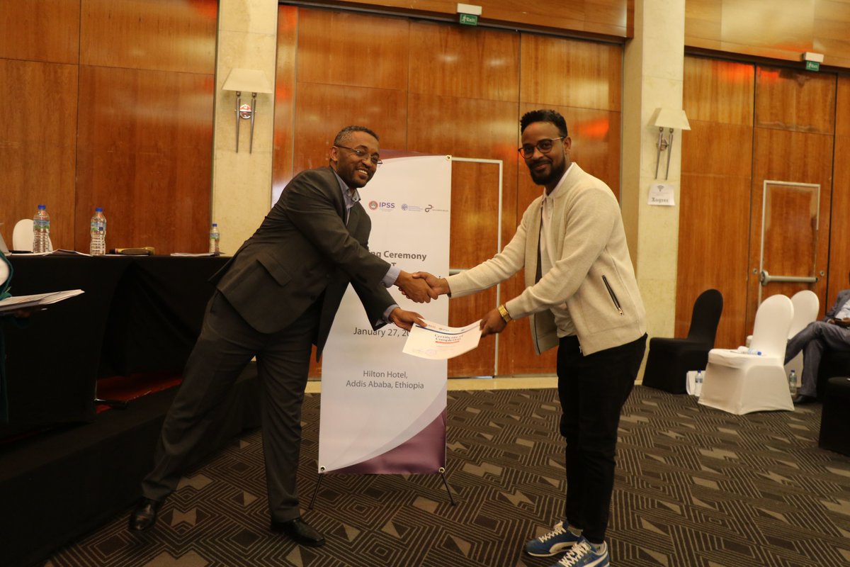 IPSS_Addis's tweet photo. 🎉The #TrainingofTrainer on #DialogueFacilitation has concluded successfully, and all 39 participants who completed the training successfully got certification. https://t.co/ihVq5x5mS6