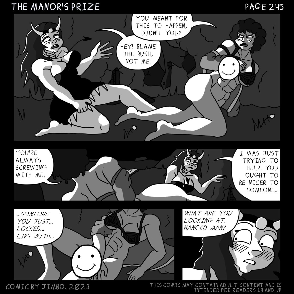 ComicsJimbo's tweet photo. The Manor's Prize 245 (Thread) (Censored)
#webcomics #comic https://t.co/ublirzHwYg