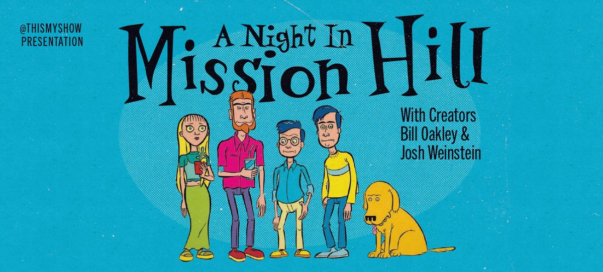 thismyshow's tweet photo. @ThisMyShow Presents:
A NIGHT IN MISSION HILL w/ @thatbilloakley &amp; @Joshstrangehill  *ON TOUR*

3/5 D.C @cinemadraft 
4/12 NYC @BellHouseNY 
*4/21 Las Vegas @thespacelv 

Tickets: https://t.co/ZwlMNk4gqB

VIP w/ post-show meet &amp; greet available!
*stream event Q&amp;A via @stellartix https://t.co/zXScQOOxq0