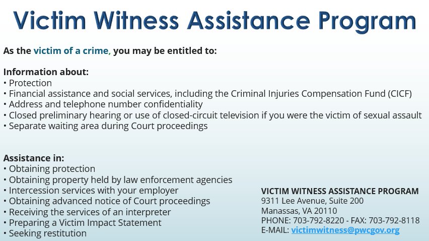 Prince William County Police Department on Twitter: 