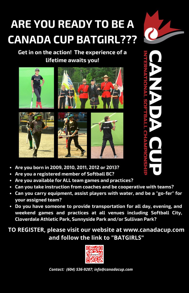 This is a great opportunity for young players to experience Softball at a high Championship level and be inspired to keep playing ball for a lifetime!

For the love of the game ...